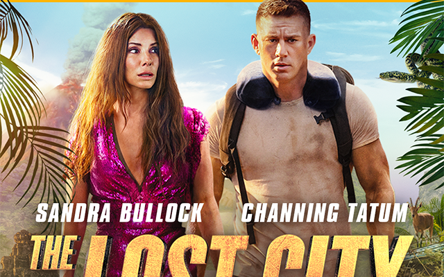 WIN a Blu-ray Copy Of The Lost City Starring Sandra Bullock & Channing Tatum
