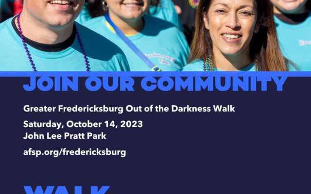 American Foundation for Suicide Prevention Out of the Darkness Walk