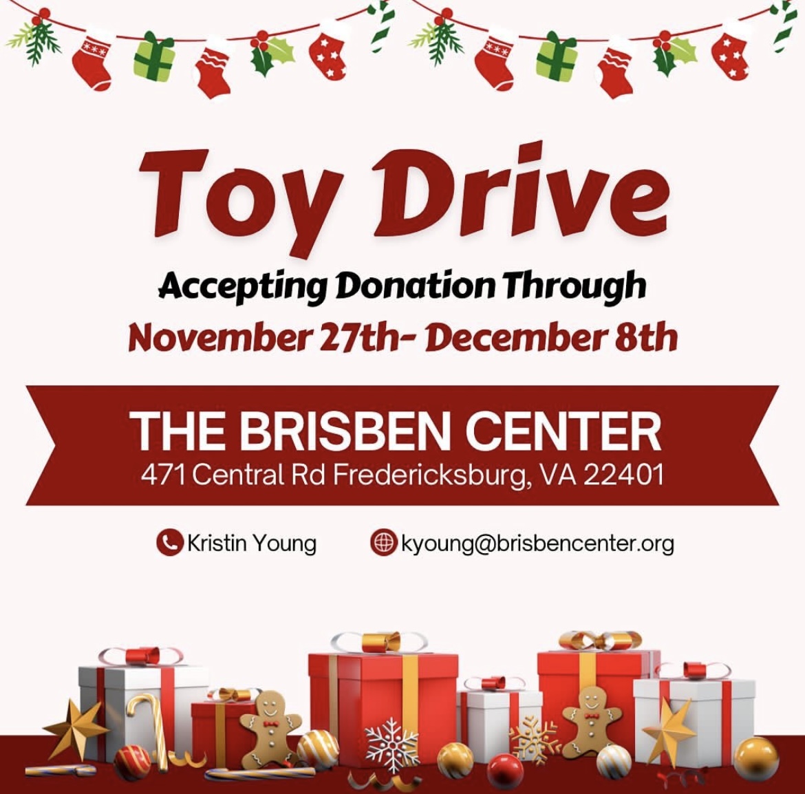<h1 class="tribe-events-single-event-title">The Brisben Center Toy Drive</h1>